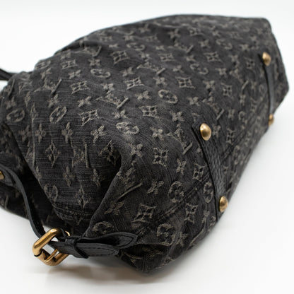 Louis-vuitton Neo Cabby MM Black Denim