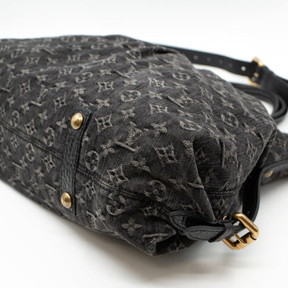 Louis-vuitton Neo Cabby MM Black Denim