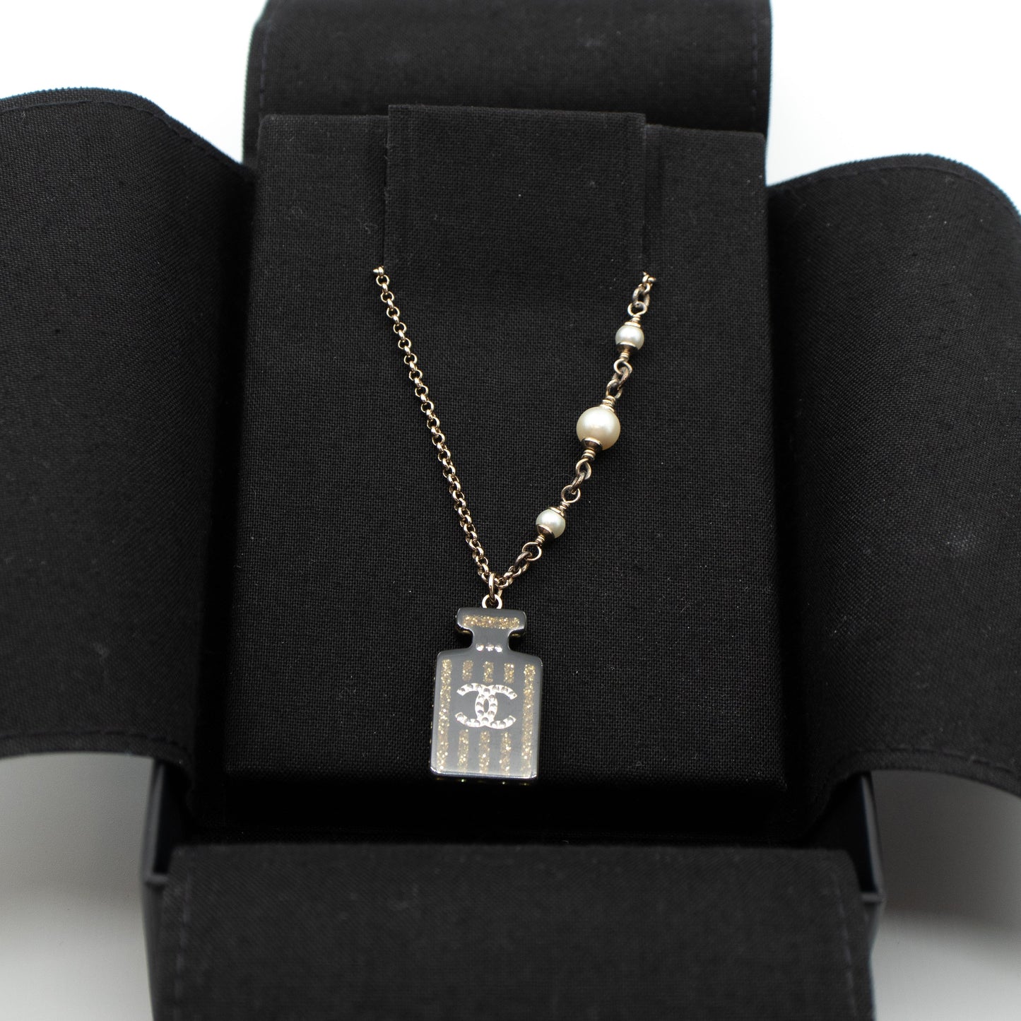 Perfume Bottle Pendant Necklace