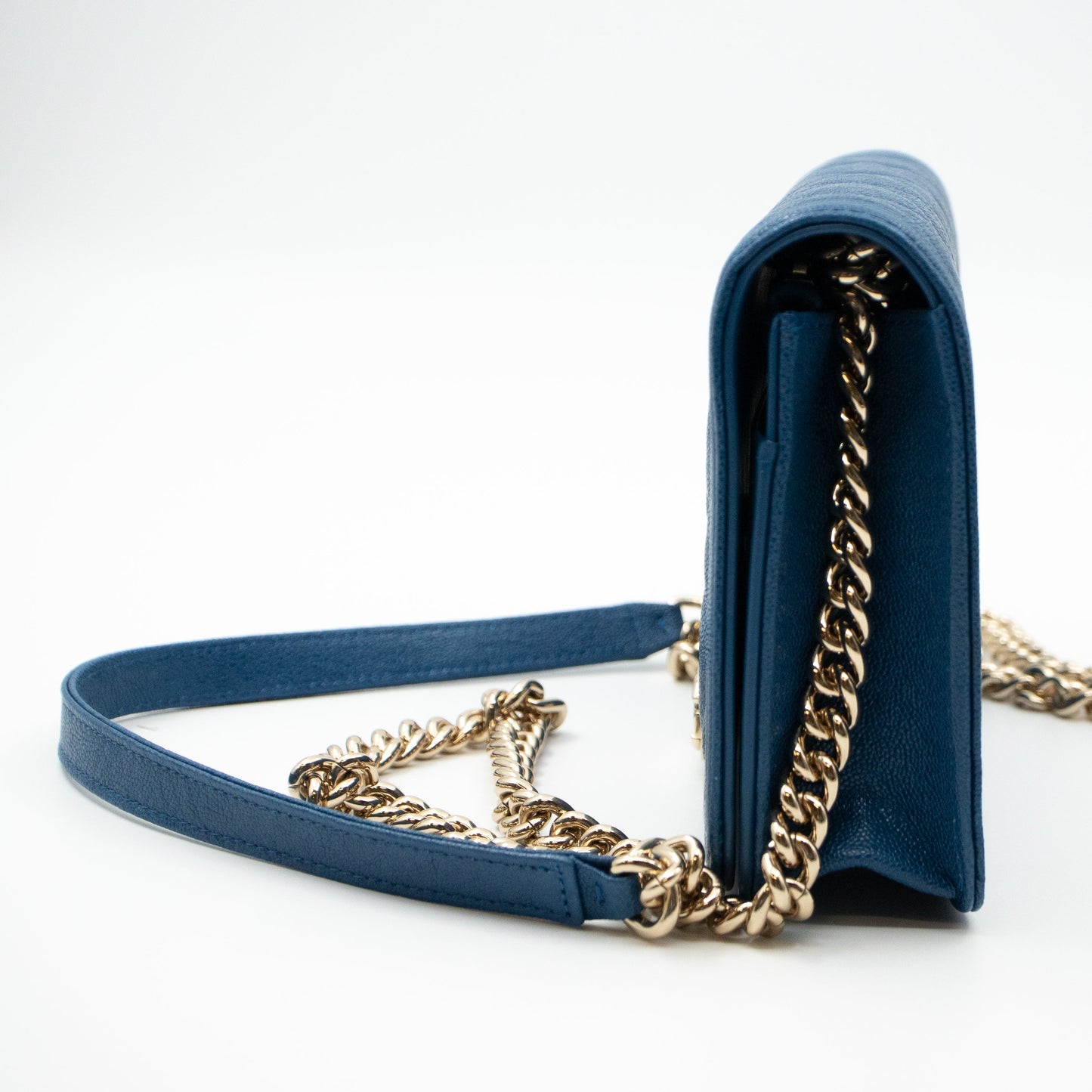 Boy Wallet On Chain Blue Caviar Gold