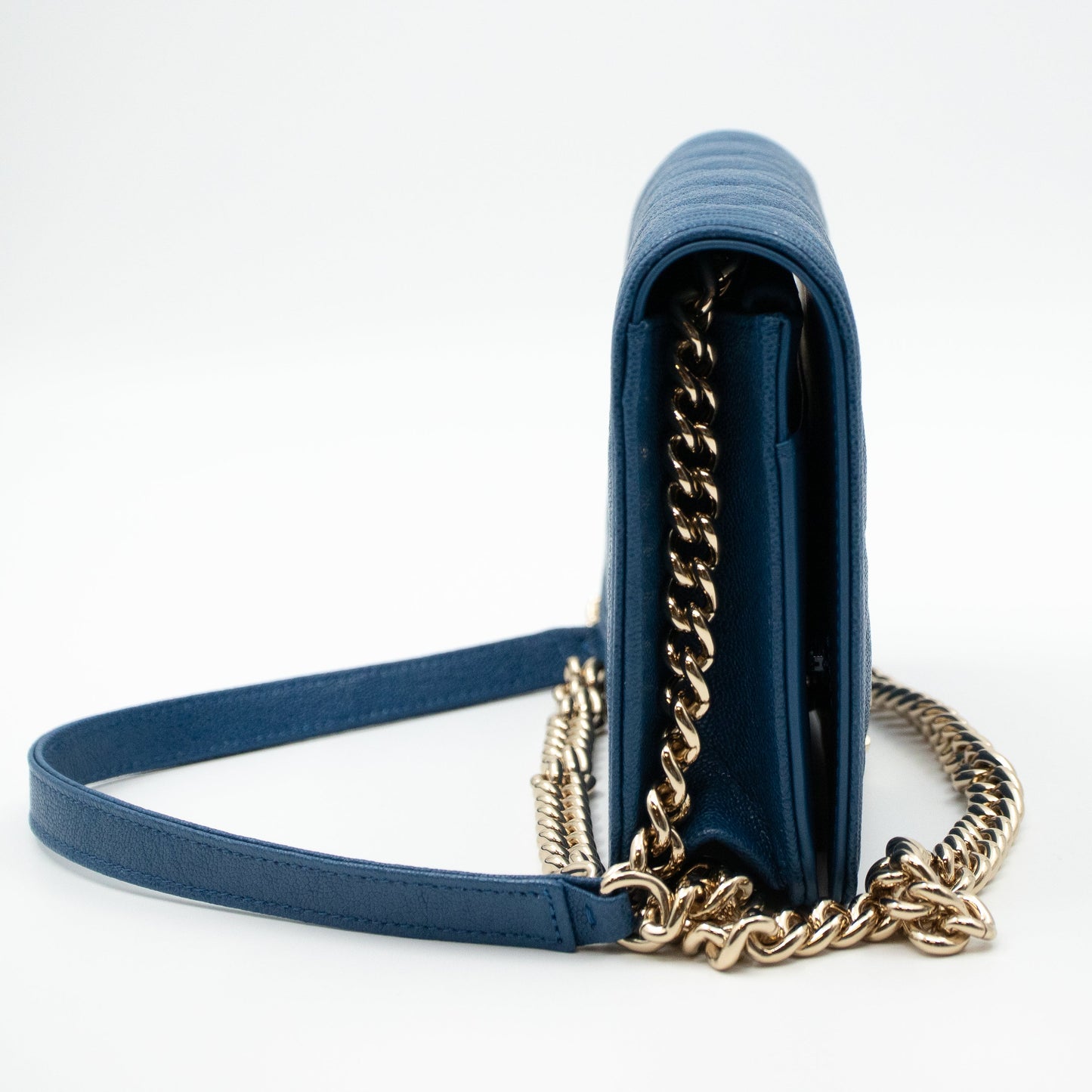 Boy Wallet On Chain Blue Caviar Gold