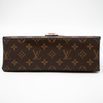Louis-vuitton Saint Michel Monogram Epi Red