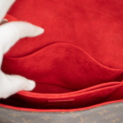 Louis-vuitton Saint Michel Monogram Epi Red