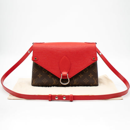Louis-vuitton Saint Michel Monogram Epi Red