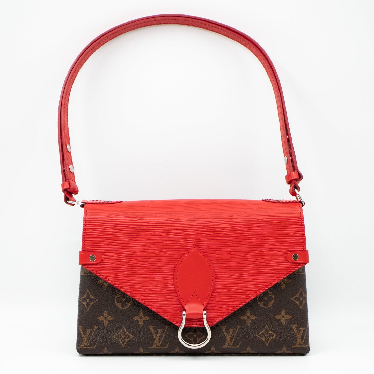 Louis-vuitton Saint Michel Monogram Epi Red
