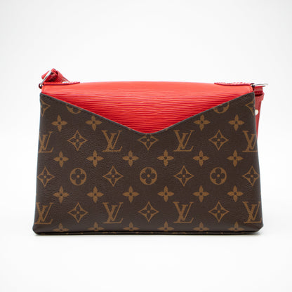 Louis-vuitton Saint Michel Monogram Epi Red