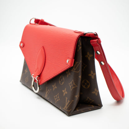 Louis-vuitton Saint Michel Monogram Epi Red