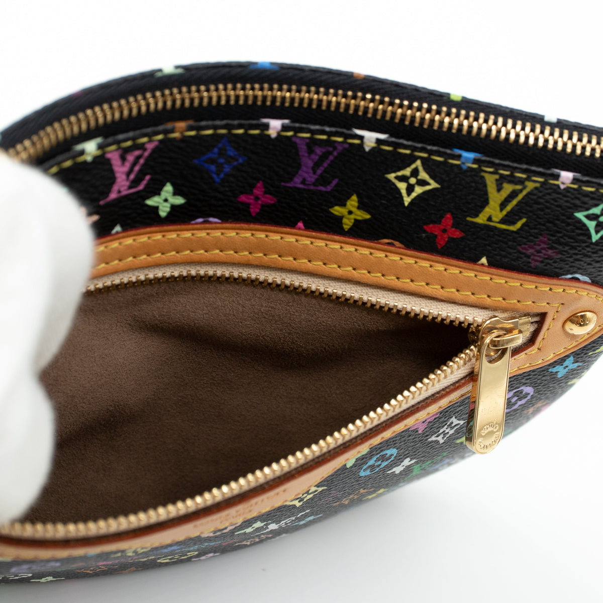 Louis-vuitton Pochette Plate GM Multicolore Black