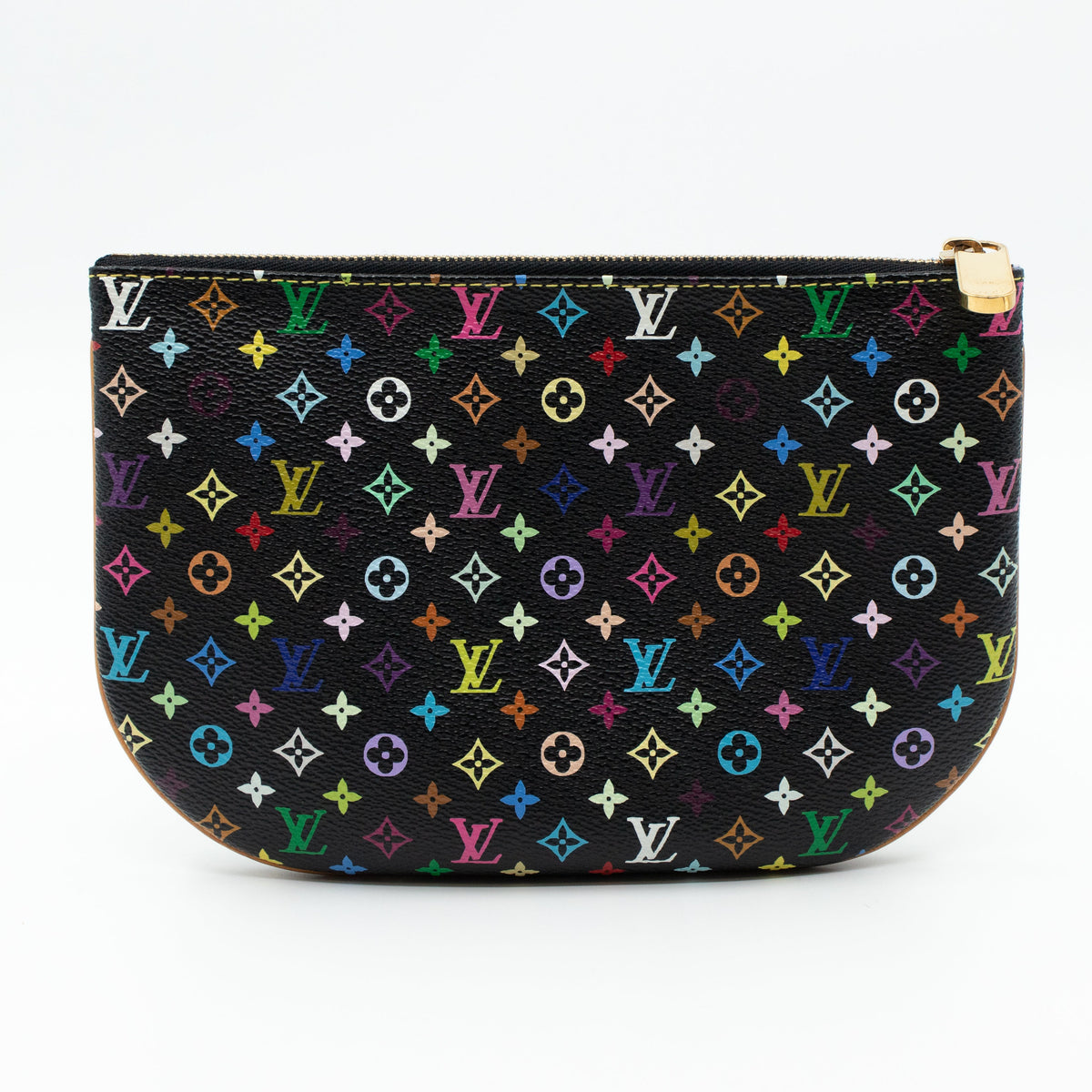 Louis-vuitton Pochette Plate GM Multicolore Black