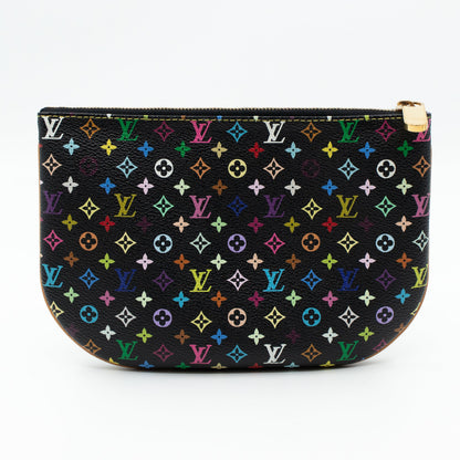 Louis-vuitton Pochette Plate GM Multicolore Black