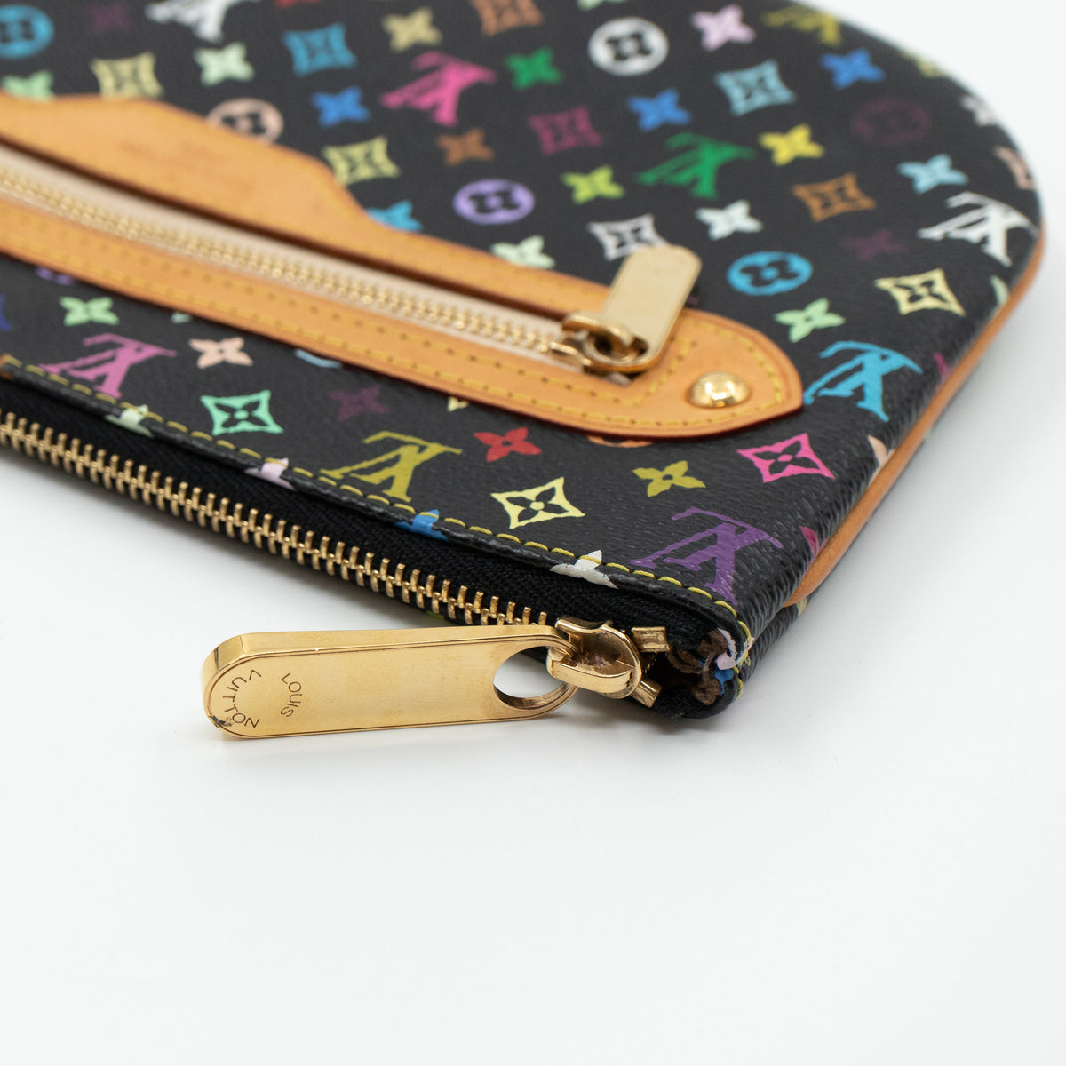 Louis-vuitton Pochette Plate GM Multicolore Black