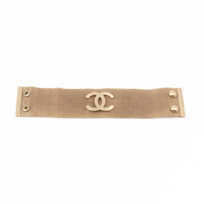 CC Metal Mesh Bracelet Gold