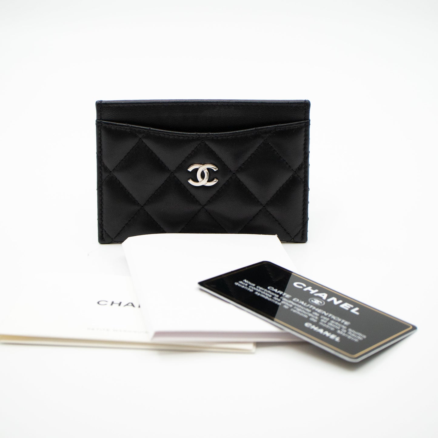 Classic Card Holder Black Leather