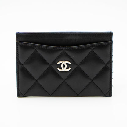 Classic Card Holder Black Leather