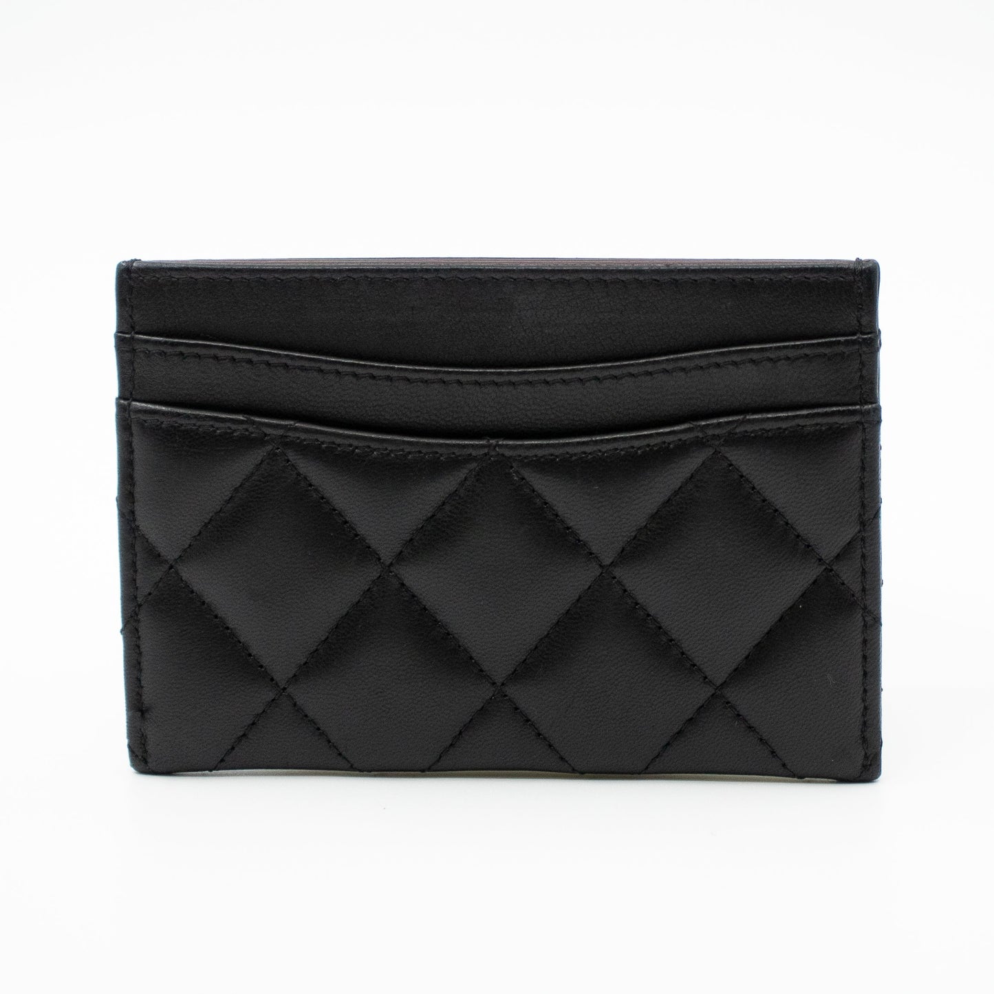 Classic Card Holder Black Leather