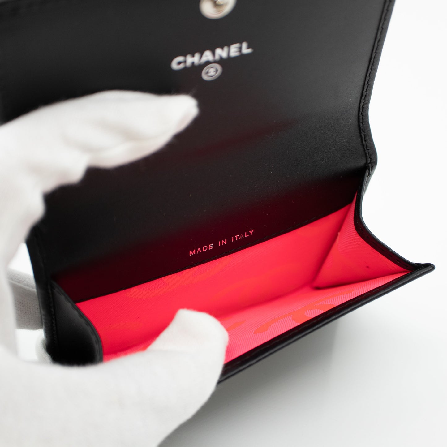 Cambon Flap  Case Black Leather
