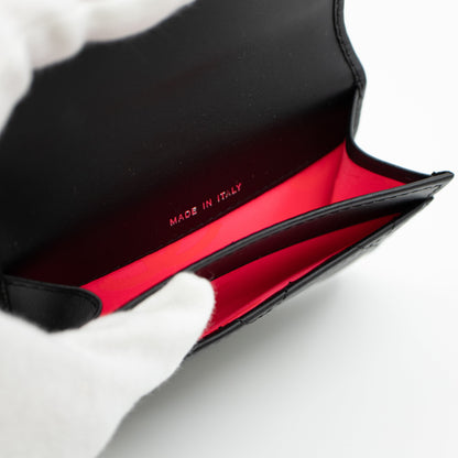 Cambon Flap  Case Black Leather