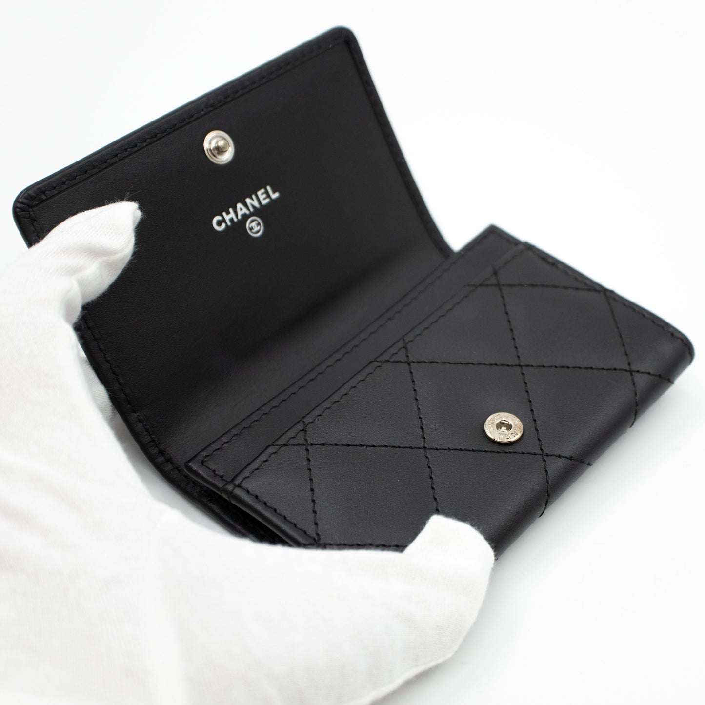 Cambon Flap  Case Black Leather