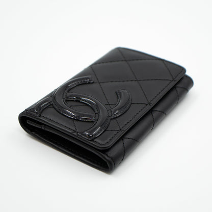 Cambon Flap  Case Black Leather