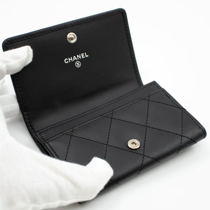 Cambon Flap  Case Black Leather
