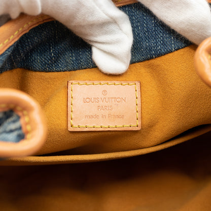 Louis-vuitton Pleaty Blue Denim Monogram
