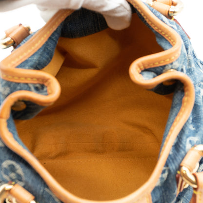 Louis-vuitton Pleaty Blue Denim Monogram