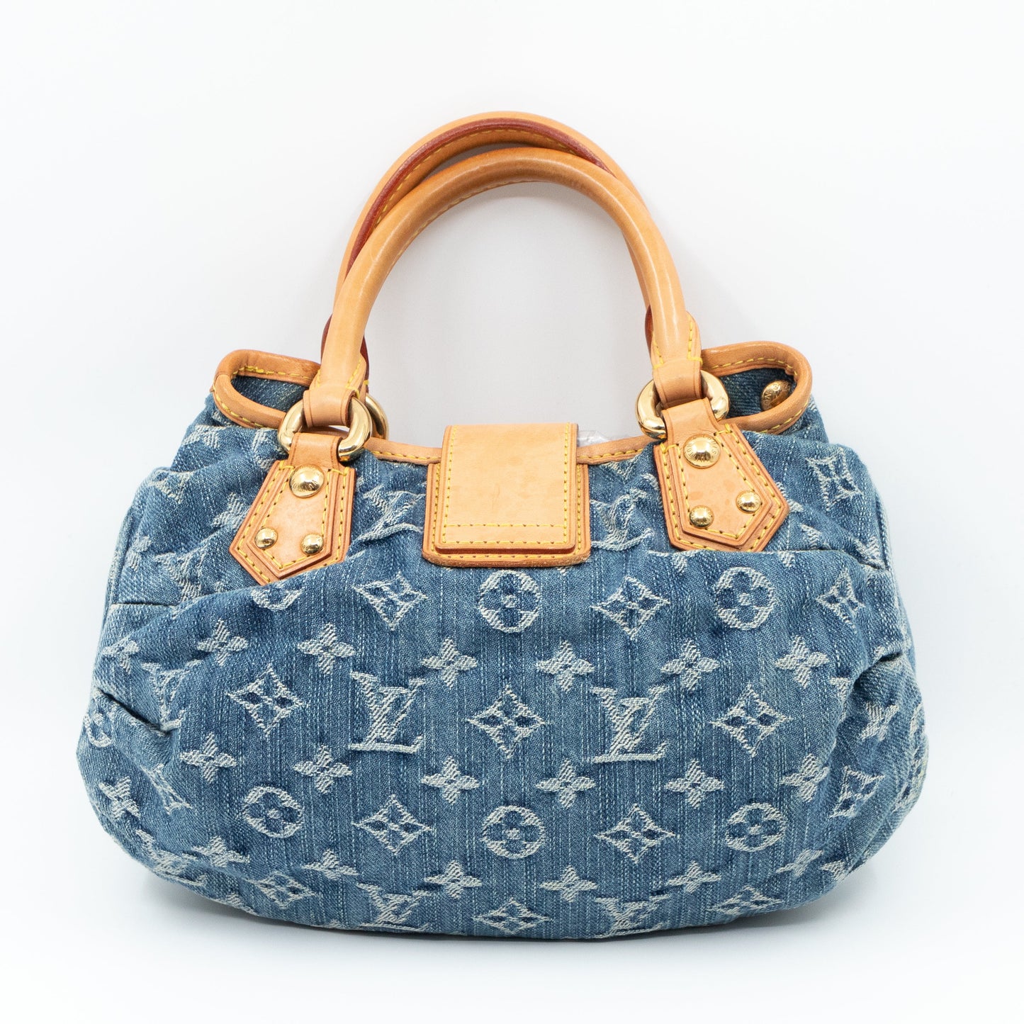 Louis-vuitton Pleaty Blue Denim Monogram