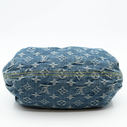 Louis-vuitton Pleaty Blue Denim Monogram