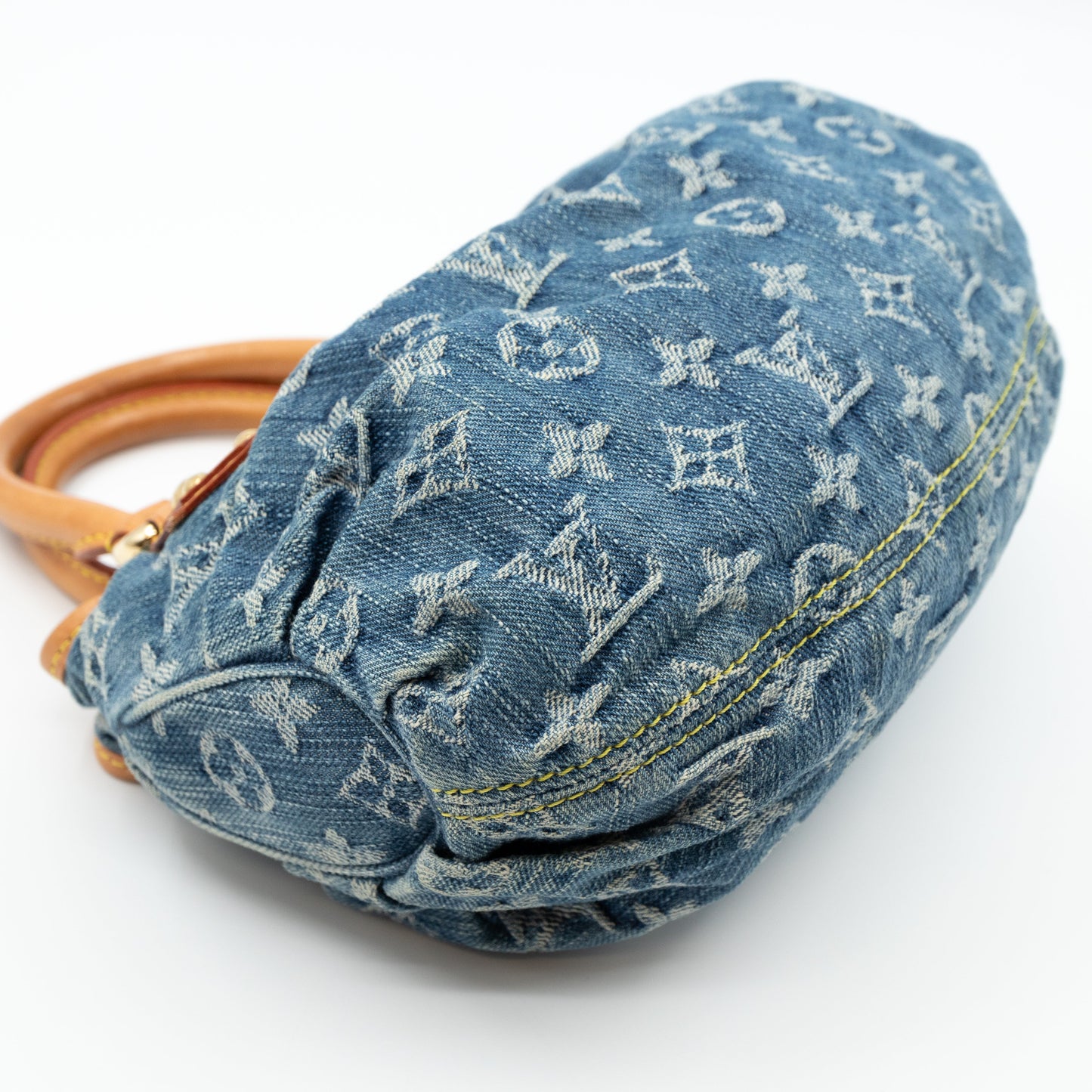 Louis-vuitton Pleaty Blue Denim Monogram