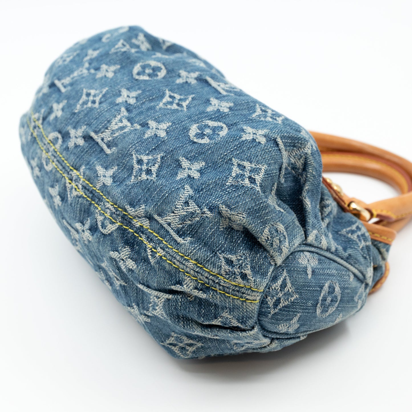 Louis-vuitton Pleaty Blue Denim Monogram