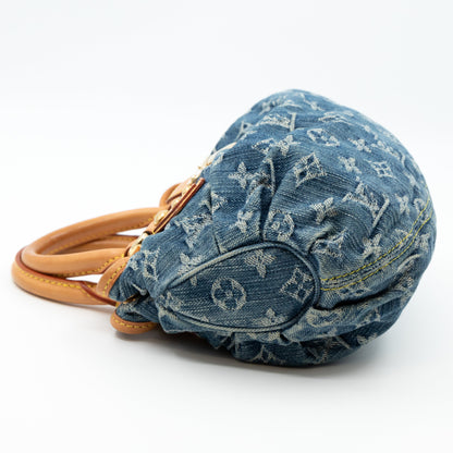 Louis-vuitton Pleaty Blue Denim Monogram