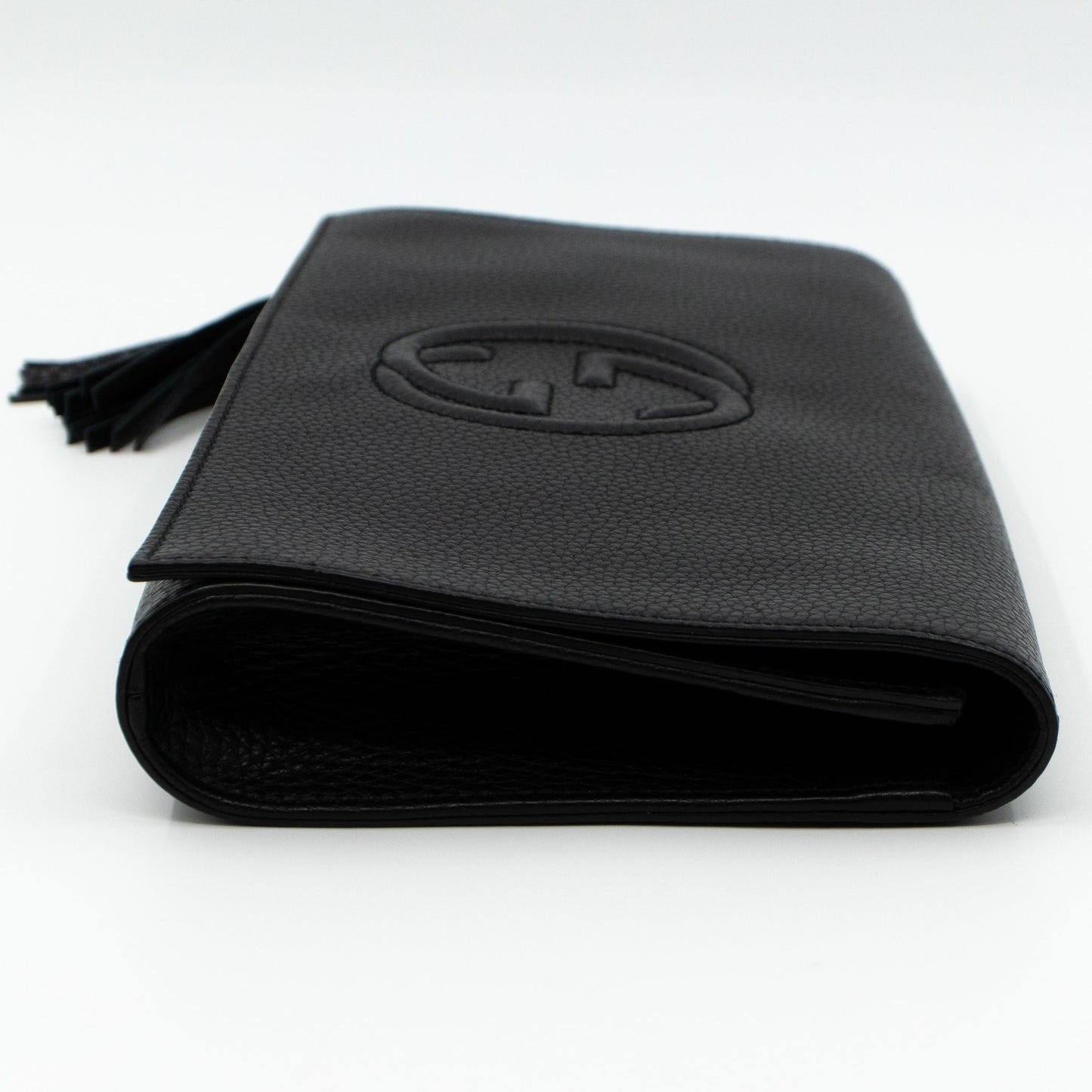 Soho Clutch Black Leather