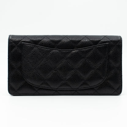 Classic Long Wallet Black Caviar