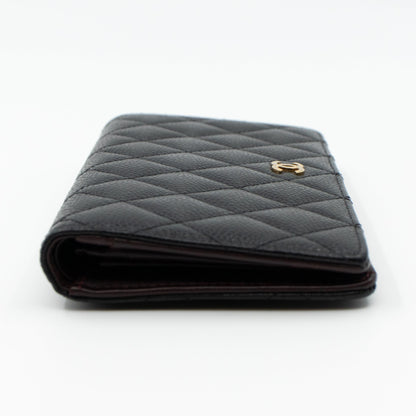 Classic Long Wallet Black Caviar