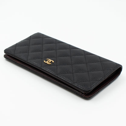 Classic Long Wallet Black Caviar