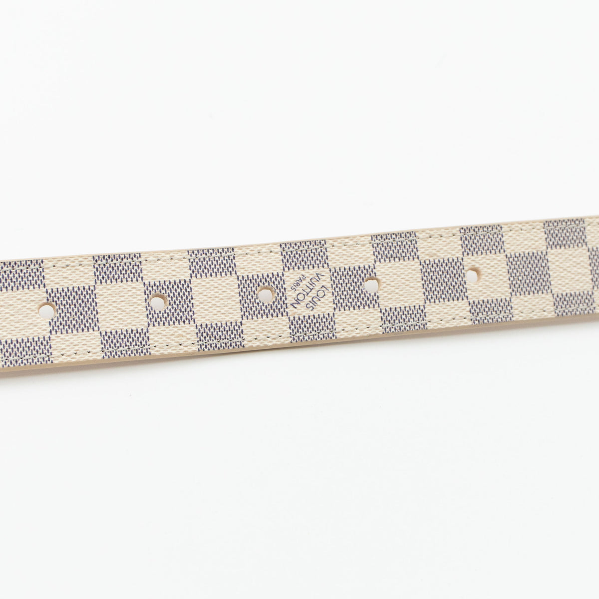 Louis-vuitton Belt Mini Damier Azur 25 mm 85 cm