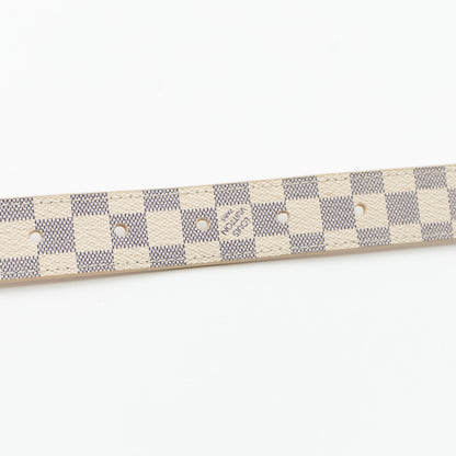 Louis-vuitton Belt Mini Damier Azur 25 mm 85 cm