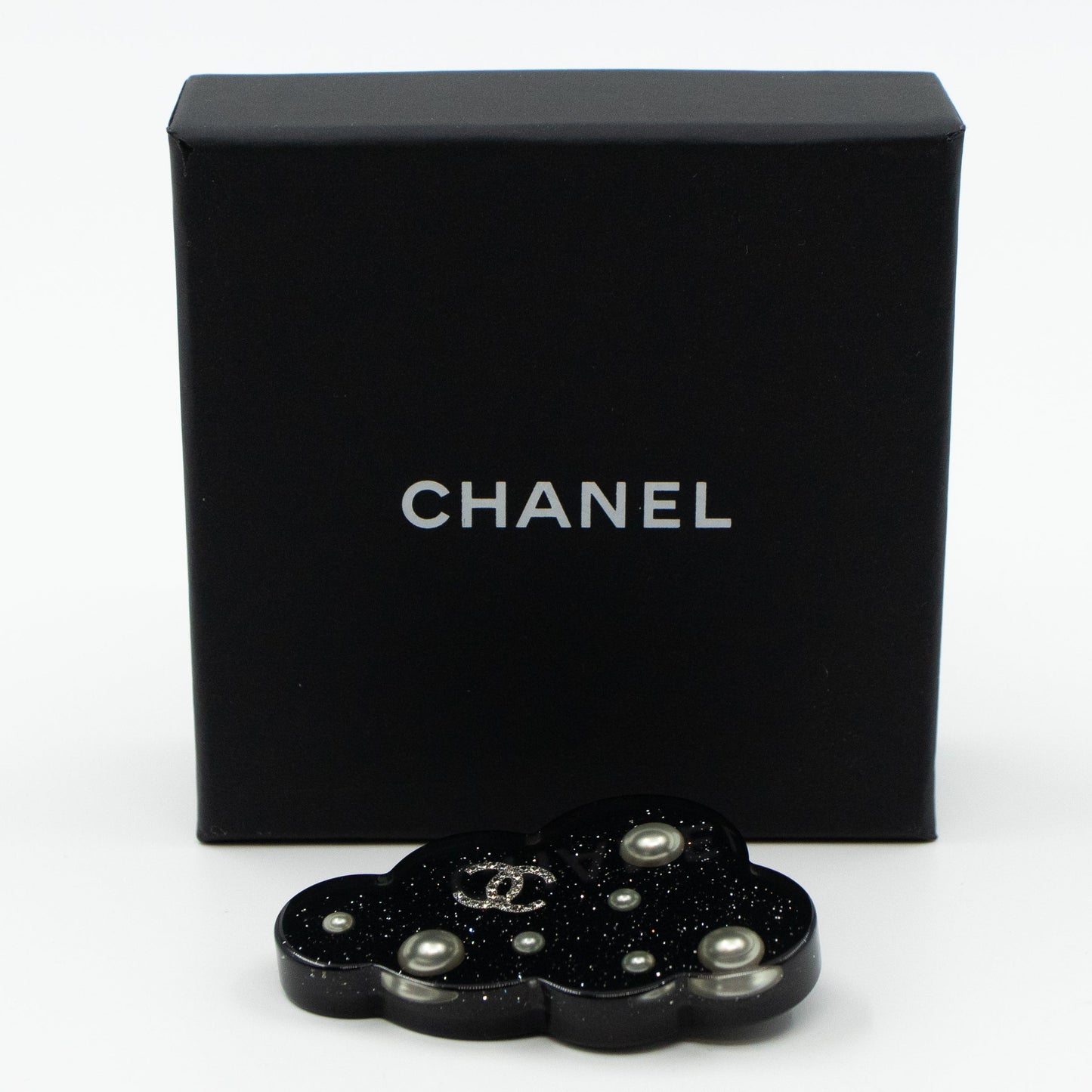 CC Space Brooch Black