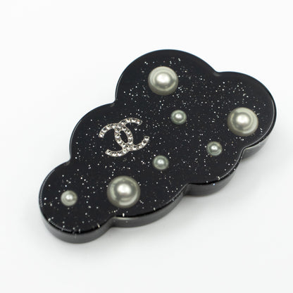 CC Space Brooch Black