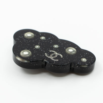 CC Space Brooch Black
