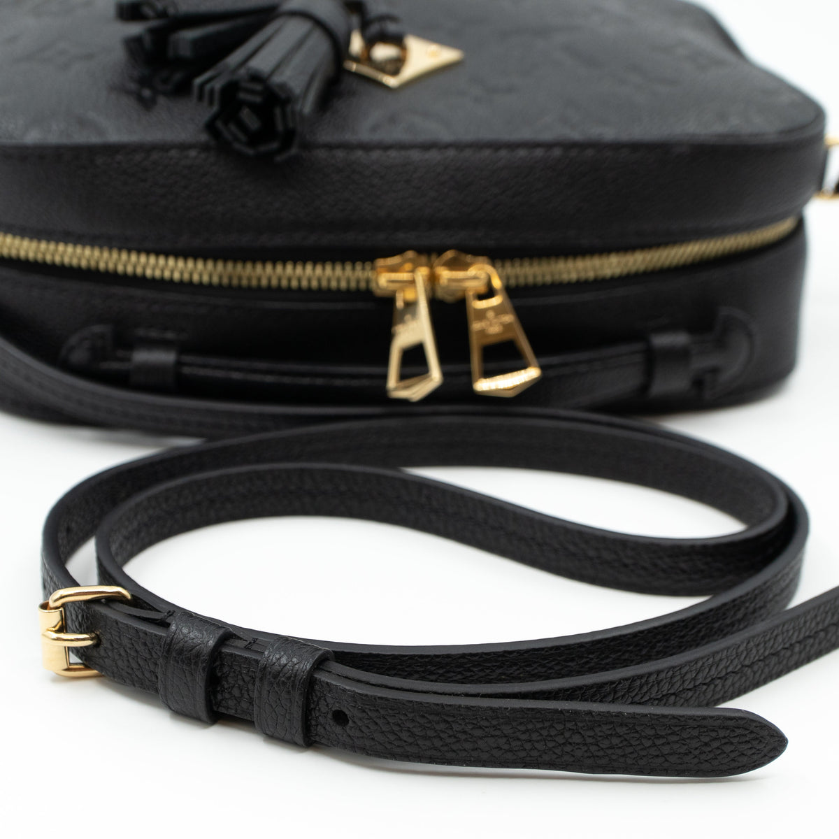 Louis-vuitton Saintonge Monogram Empreinte Black