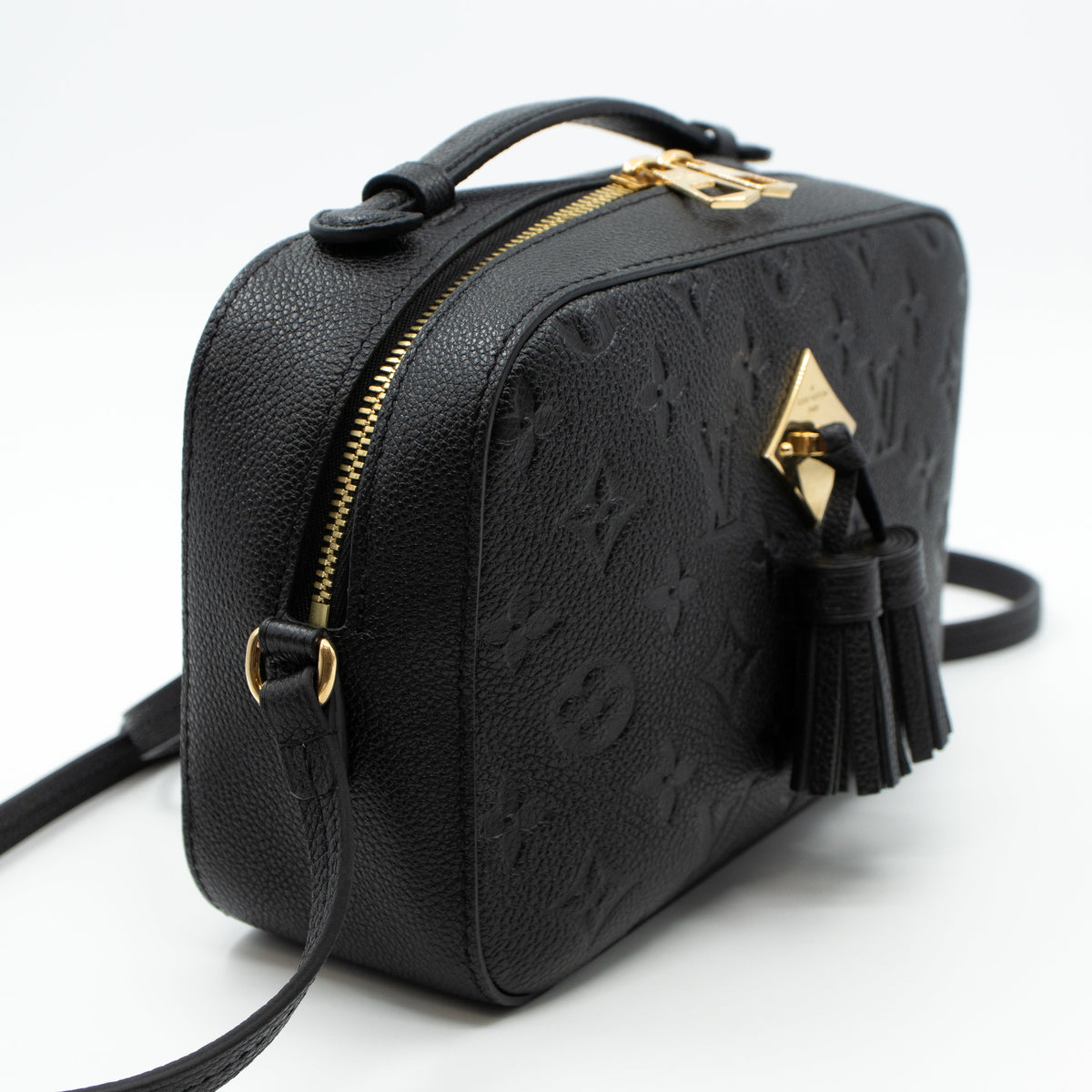 Louis-vuitton Saintonge Monogram Empreinte Black