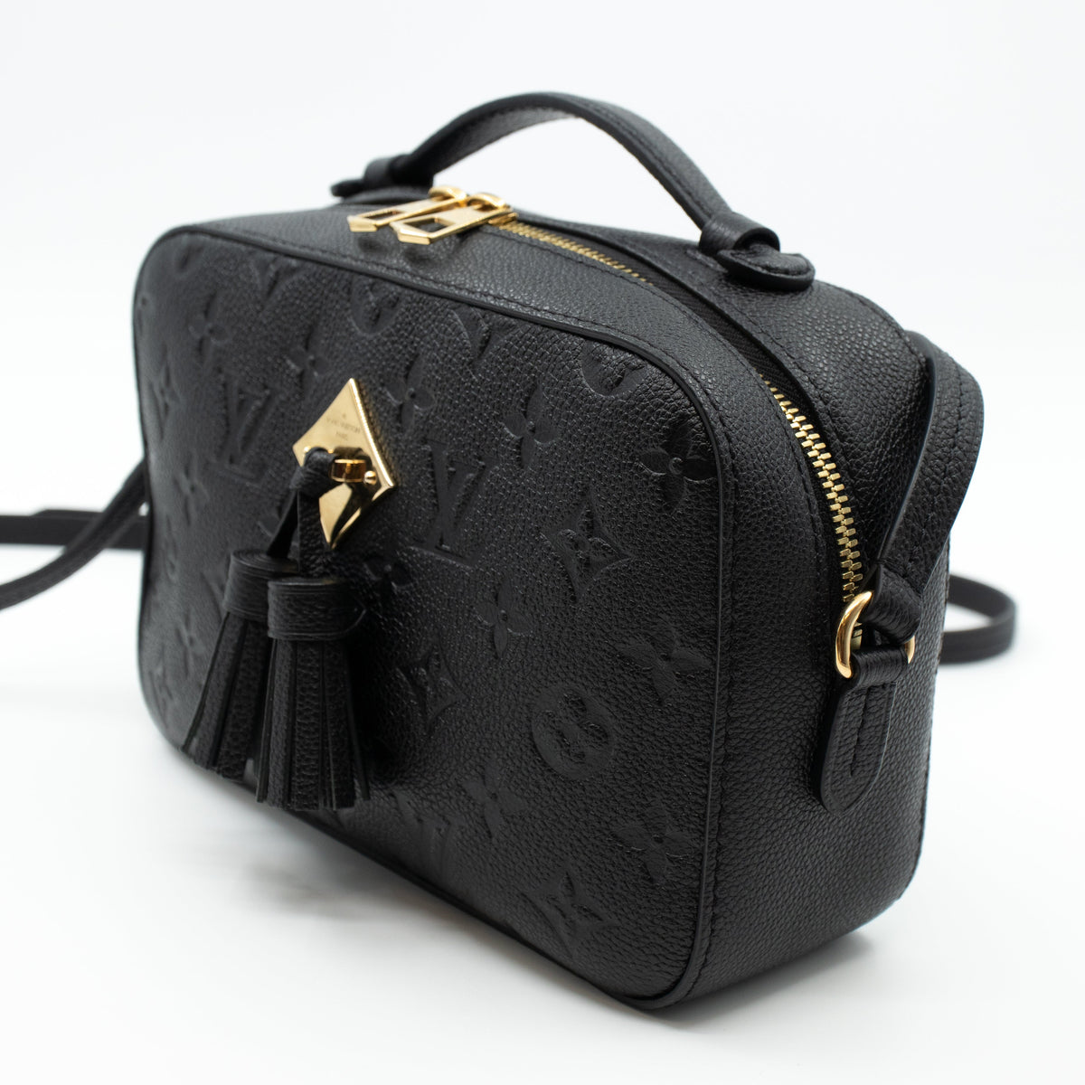 Louis-vuitton Saintonge Monogram Empreinte Black