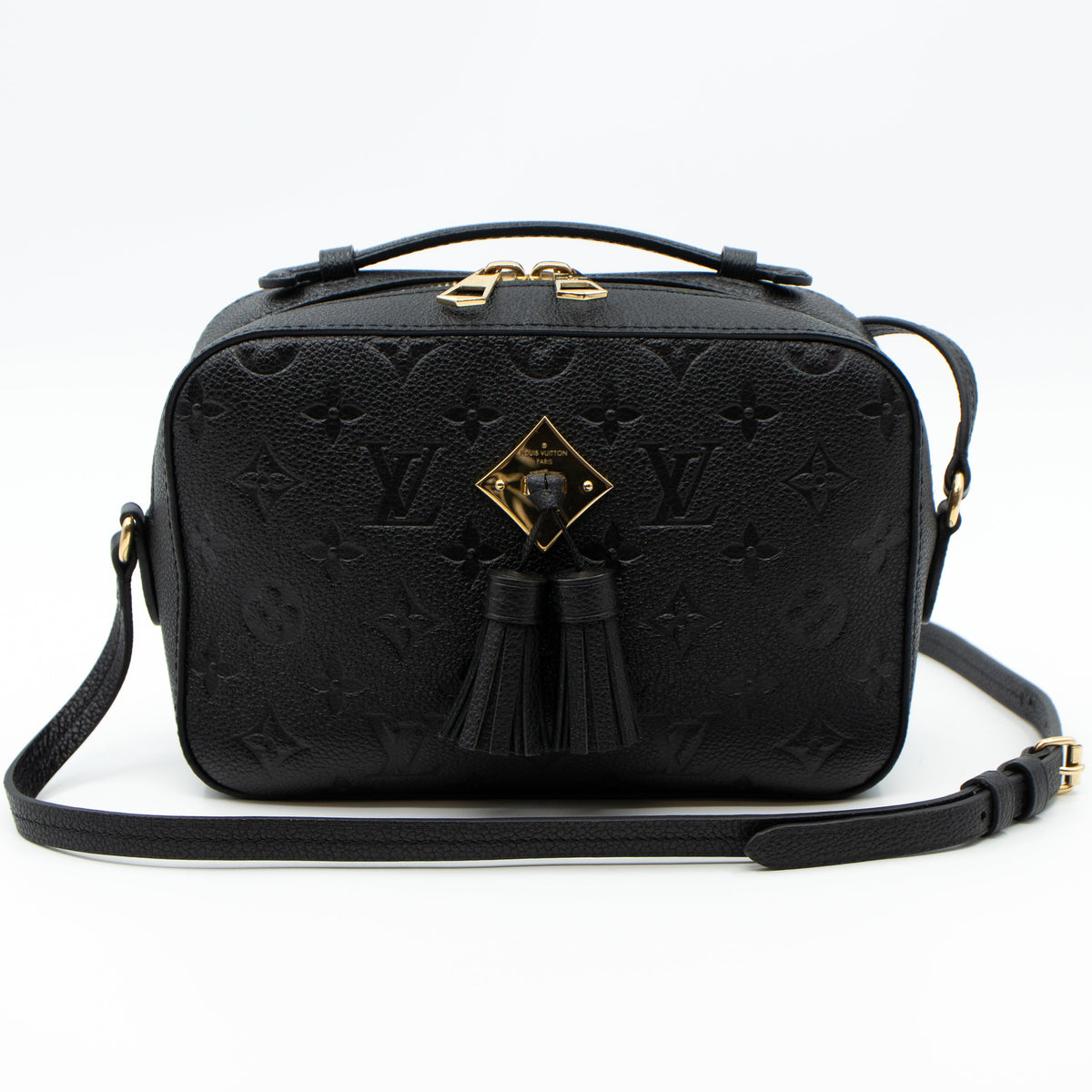 Louis-vuitton Saintonge Monogram Empreinte Black