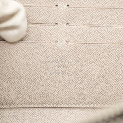 Louis-vuitton Twist Chain Wallet Epi Leather Denim