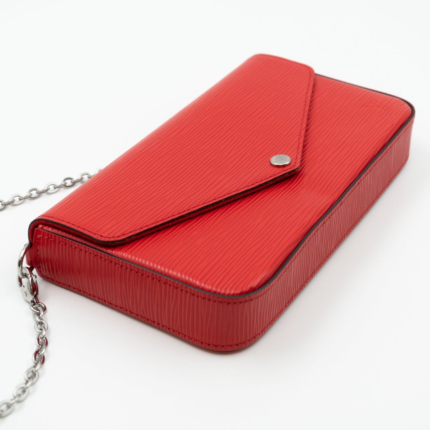 Louis-vuitton Pochette Felicie Epi Leather Red