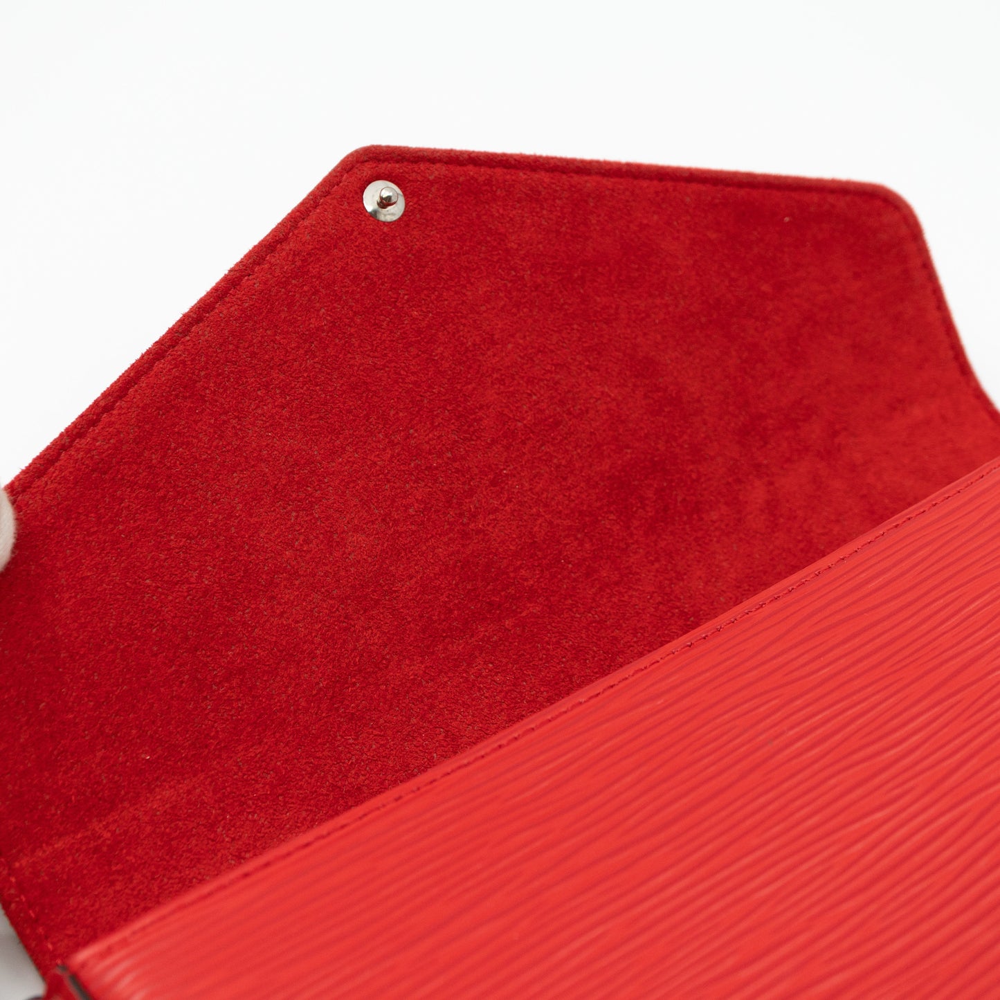Louis-vuitton Pochette Felicie Epi Leather Red