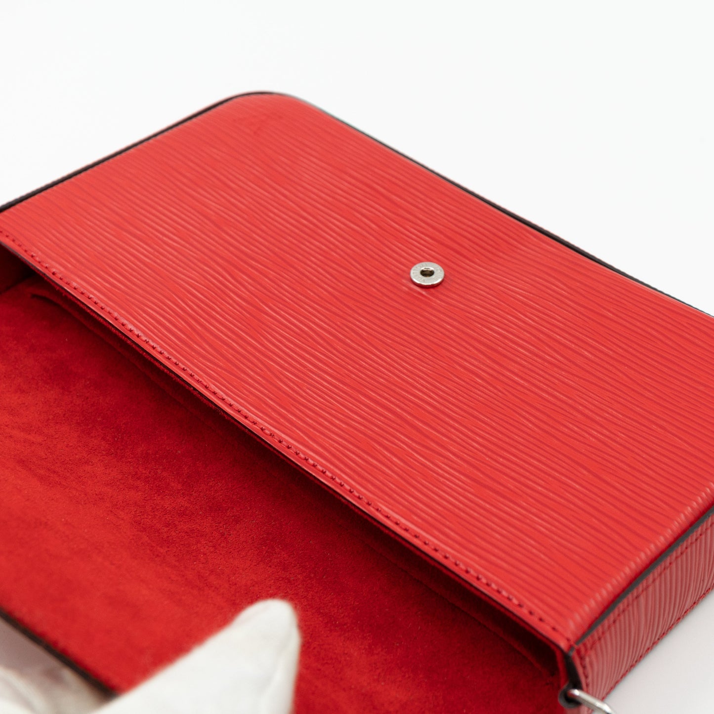 Louis-vuitton Pochette Felicie Epi Leather Red
