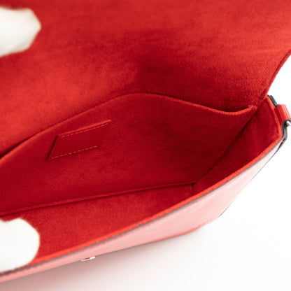 Louis-vuitton Pochette Felicie Epi Leather Red
