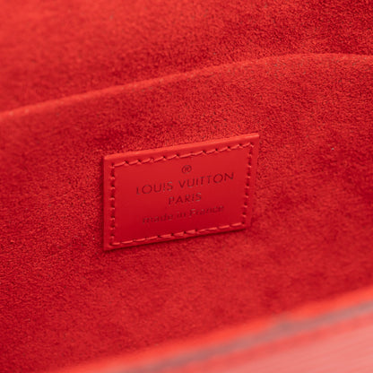 Louis-vuitton Pochette Felicie Epi Leather Red